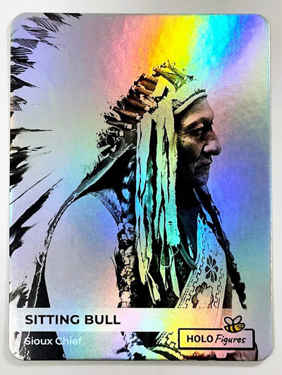 Sitting Bull Trading Card (Holographic) - 2023 GleeBeeCo Holo Figures #STSC