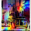 Holographic San Francisco Yesteryear Travel Post Trading Card - 2023 GleeBeeCo