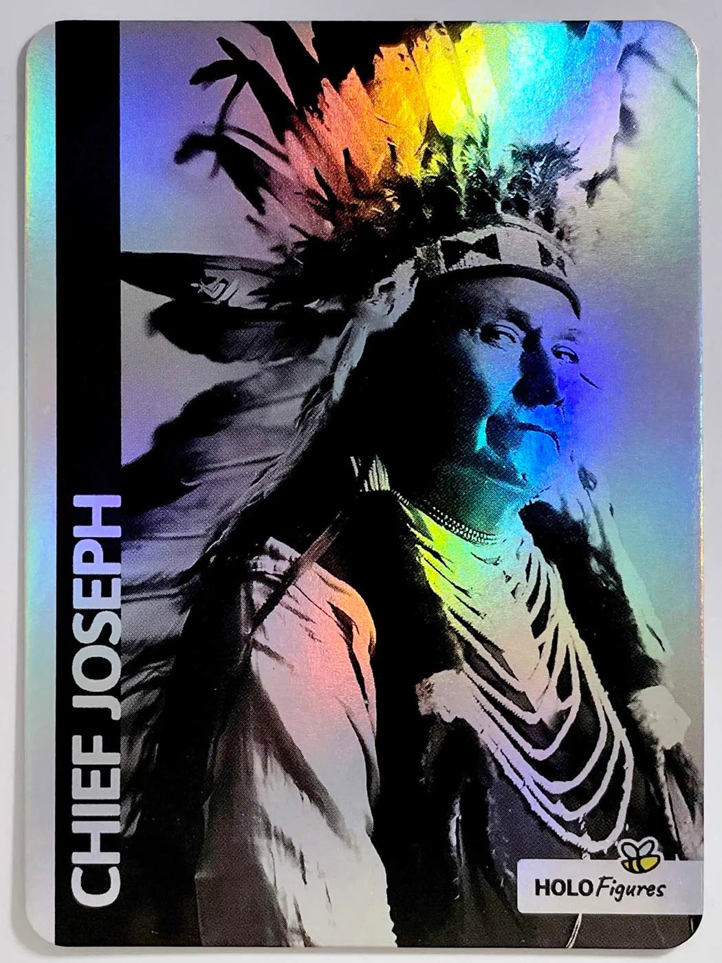 Chief Joseph Card (Holographic) - 2023 GleeBeeCo - Native American Portrait