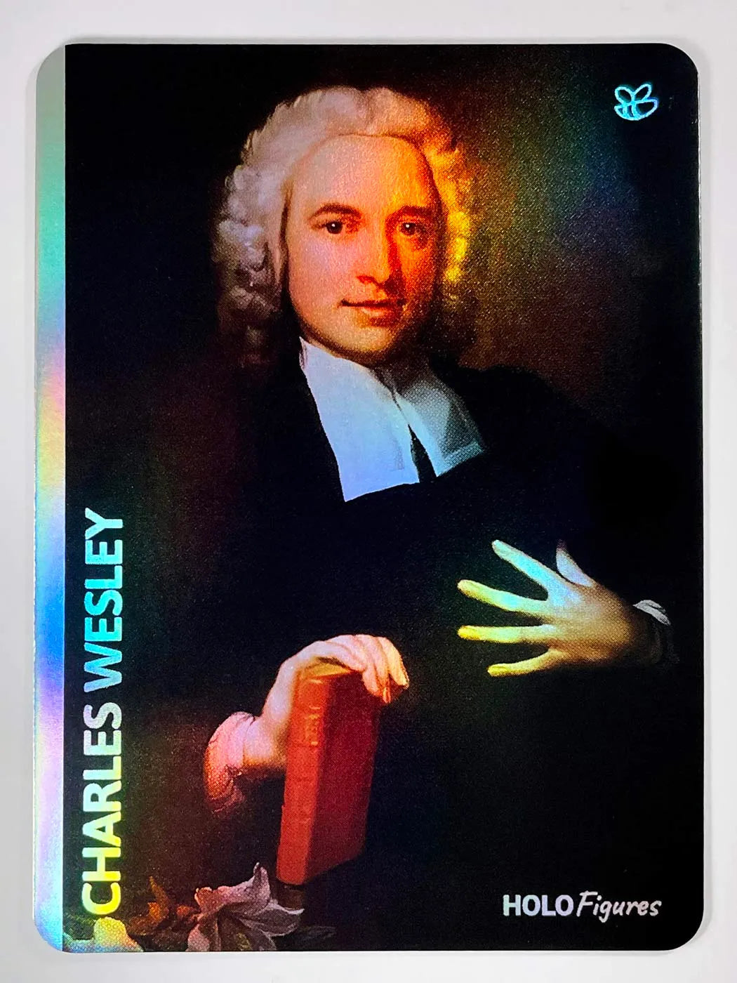 Holographic Charles Wesley Christian Trading Card - 2023 GleeBeeCo Holo Faith