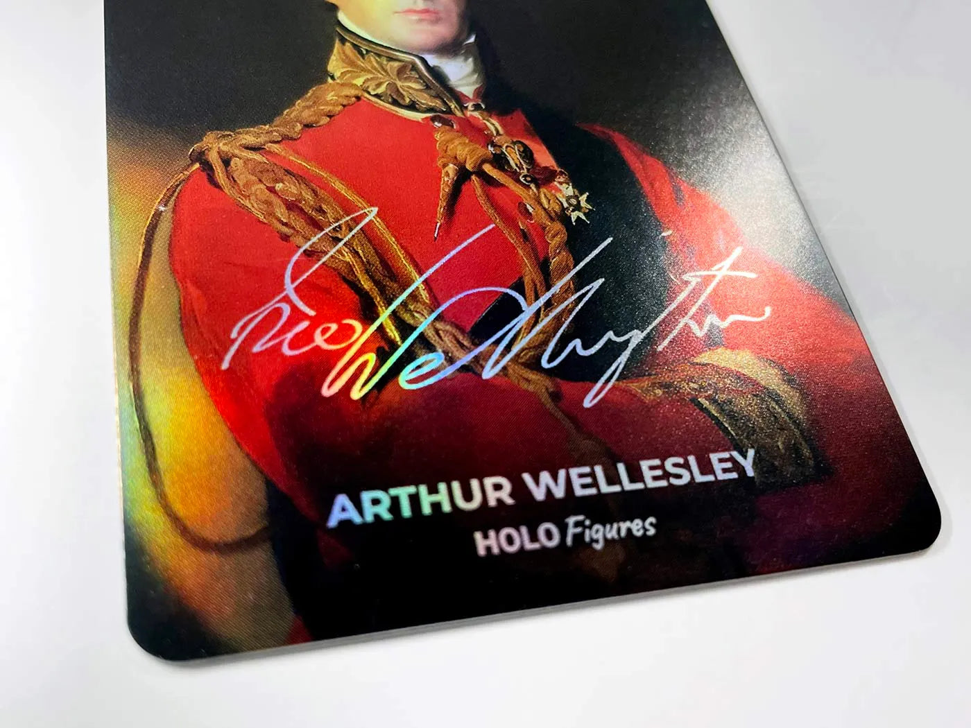 Arthur Wellesley Card (Duke of Wellington) - Holographic with Signature - GleeBeeCo