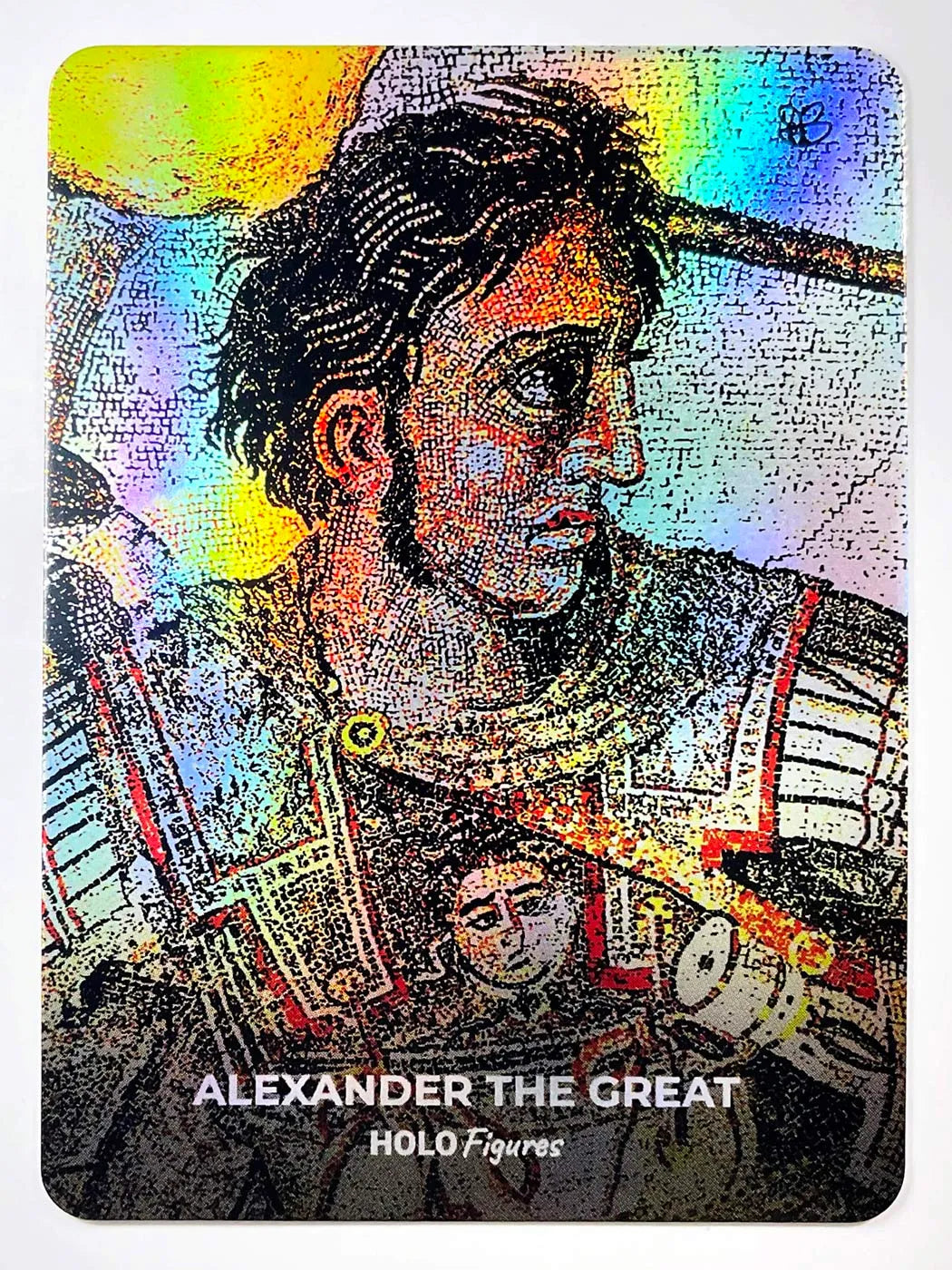 Alexander the Great Card (Ancient Mosaic) - 2023 GleeBeeCo Holo Figures #AXM9