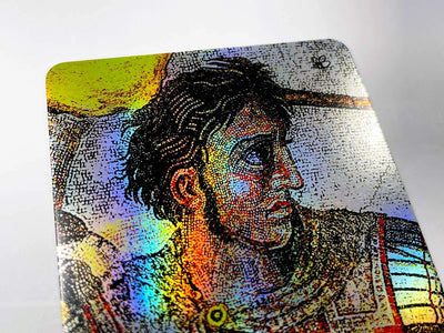 Alexander the Great Card (Ancient Mosaic) - 2023 GleeBeeCo Holo Figures #AXM9