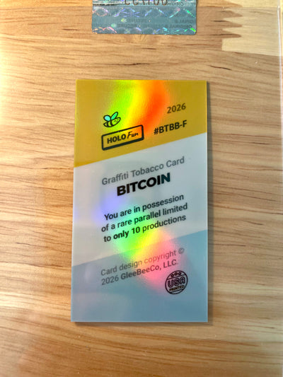 BITCOIN Tobacco Card 2026 GleeBeeCo Holo GRAFFITI Parallel #BTBB-F /10