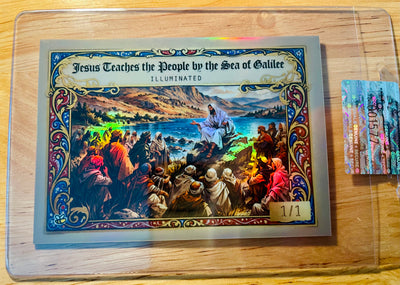 1/1 JESUS Card (Illuminated) Teaches by the Sea of Galilee 2026 GleeBeeCo Holo Faith