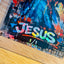 JESUS Card GRAFFITI Enrique Simonet 2026 GleeBeeCo #JCES-1 Rare Holo Shards 1/1