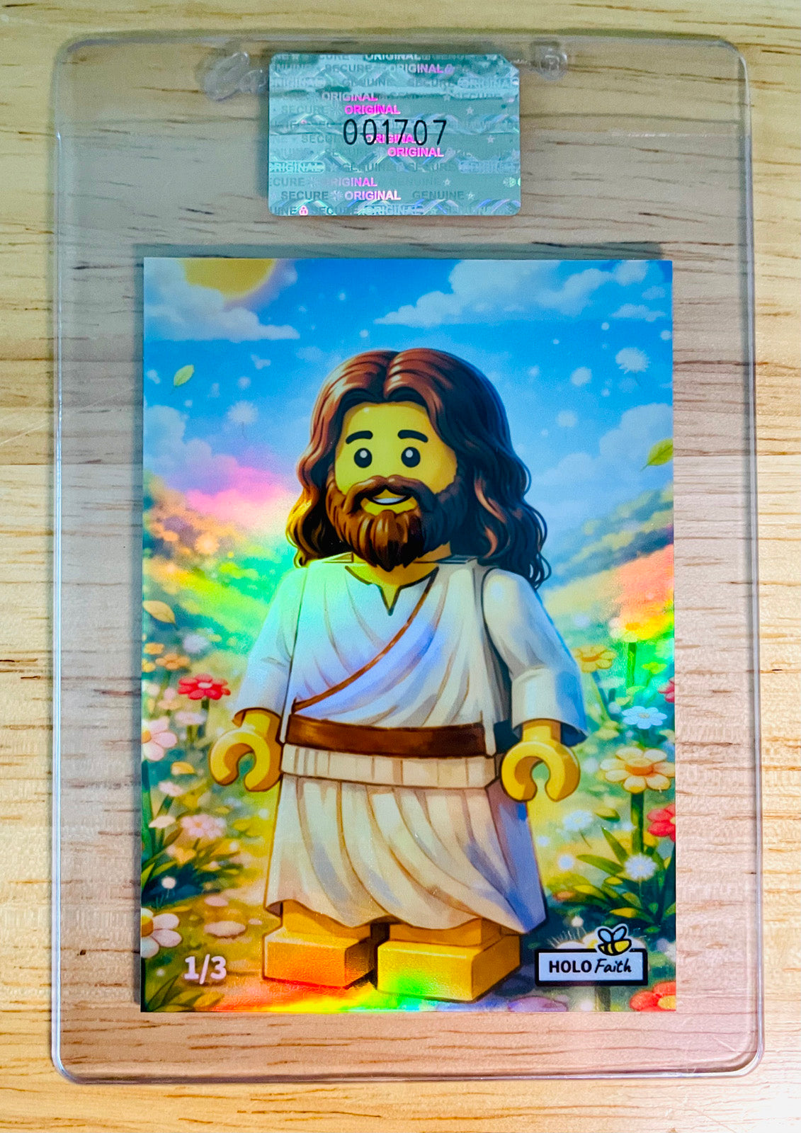 /3 JESUS Card Brick Figure Meadow 2026 GleeBeeCo #CBK-3 - ONLY 3 MADE