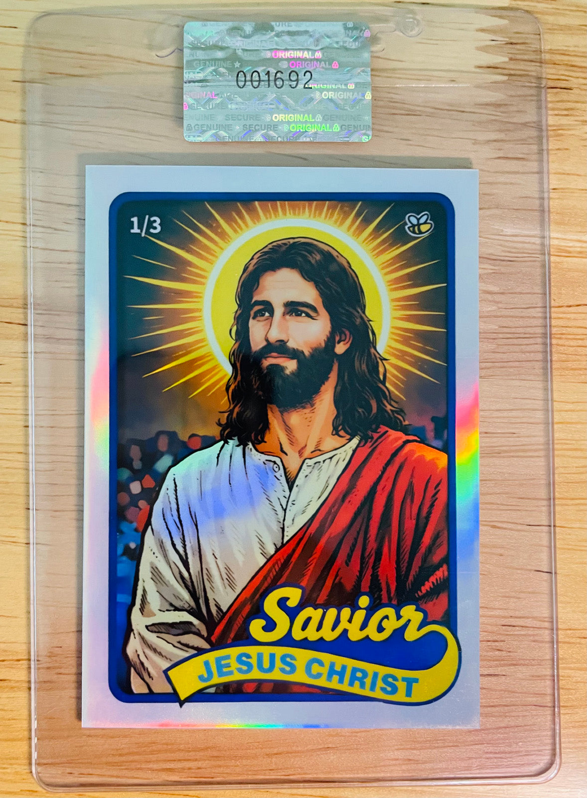 /3 Jesus Card "1989" Savior Baseball 2026 GleeBeeCo - RARE