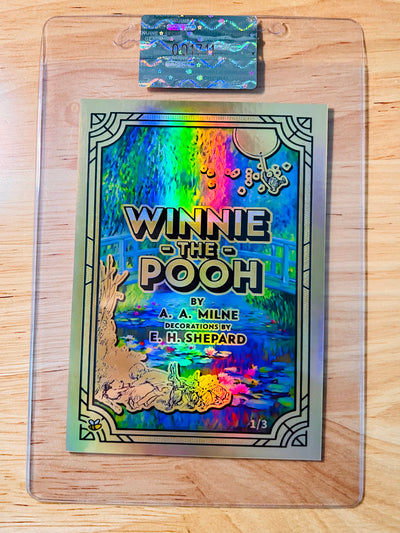 /3 WINNIE-THE-POOH Card MONET Water Lilies Bridge Holo Gold 2026 GleeBeeCo