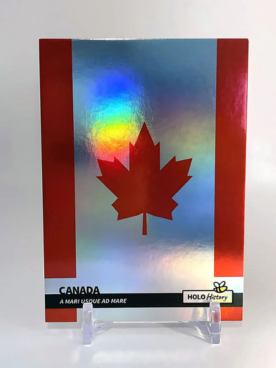 Canada Flag Card (Maple Leaf) - 2023 GleeBeeCo Holo History (Holographic) #CNAR