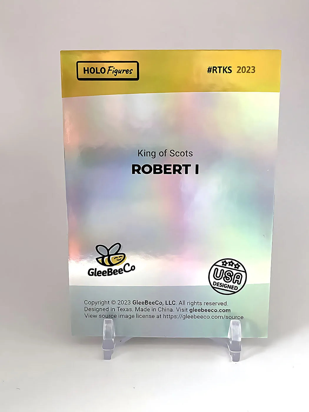 Robert the Bruce Card (King of Scots) - 2023 GleeBeeCo Holographic Card #RTKS