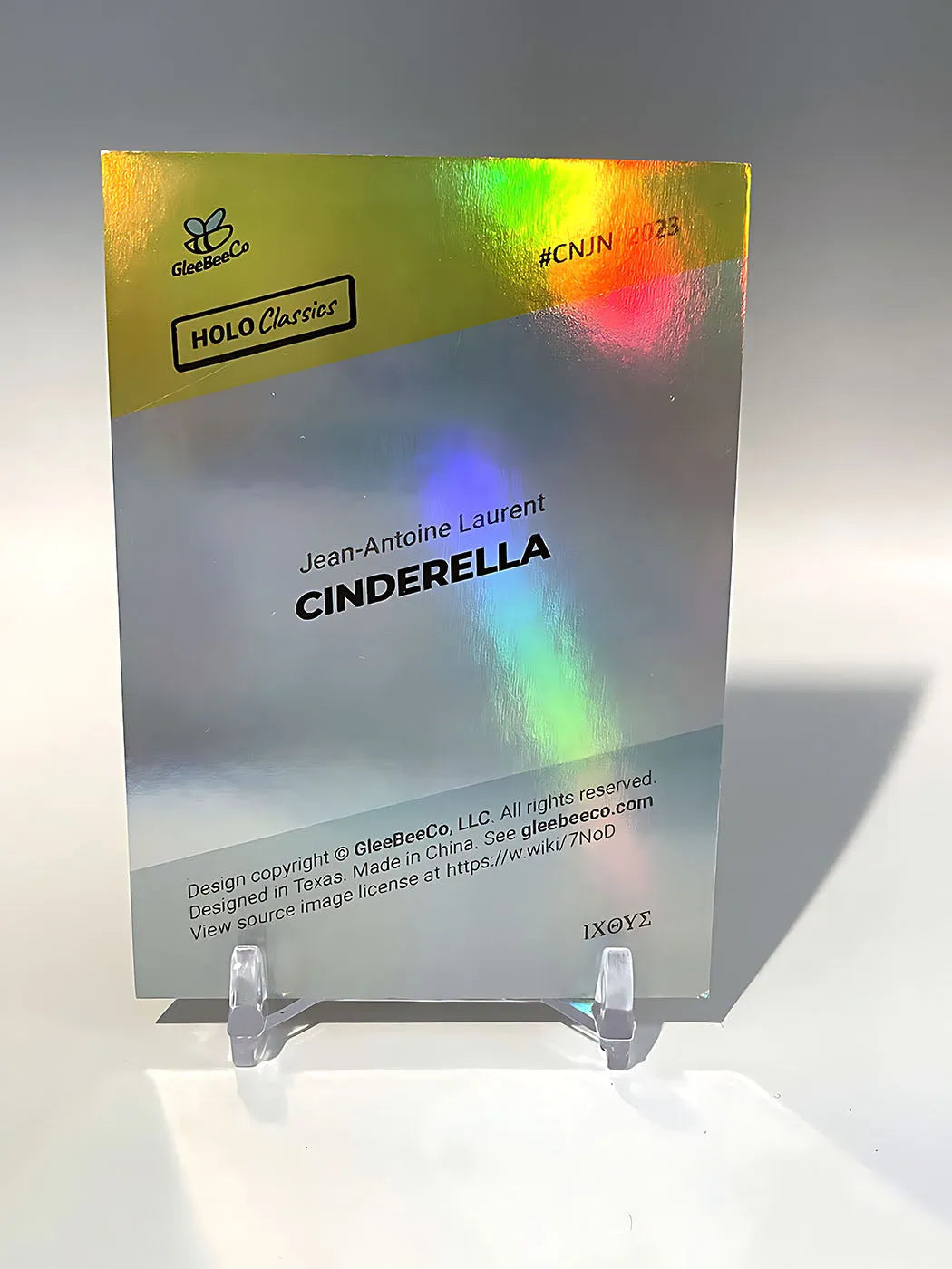 Cinderella Card (Jean-Antoine Laurent Painting) - 2023 GleeBeeCo Holo Classics