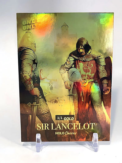 [One Made] Sir Lancelot Card Knights of the Round Table 2023 GleeBeeCo GOLD 1/1