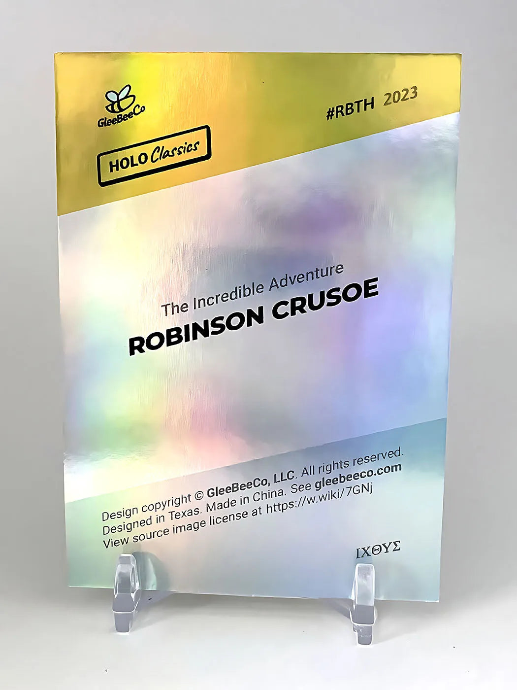 Robinson Crusoe Card (Holographic) - 2023 GleeBeeCo Holo Classics #RBTH Book