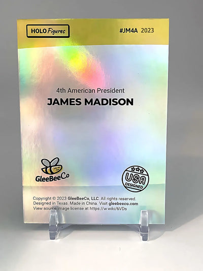 James Madison Card (Holographic) - American President - 2023 GleeBeeCo #JM4A