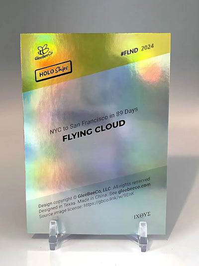 Flying Cloud Card (NYC to San Francisco) - 2024 GleeBeeCo Holo Ships #FLND