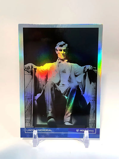 Lincoln Memorial Holographic Card - Abraham Lincoln - Washington DC (GleeBeeCo)