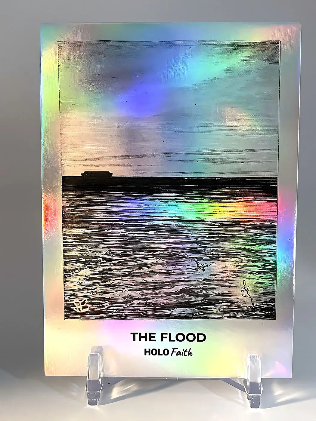 The Flood Trading Card (Noah's Ark) - 2023 GleeBeeCo Holo Faith #THNH