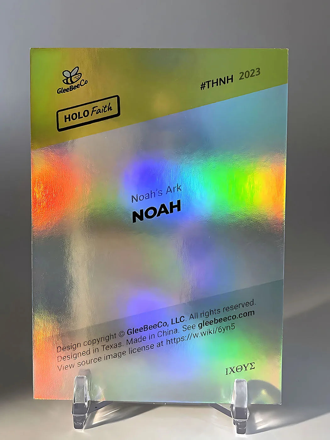 The Flood Trading Card (Noah's Ark) - 2023 GleeBeeCo Holo Faith #THNH