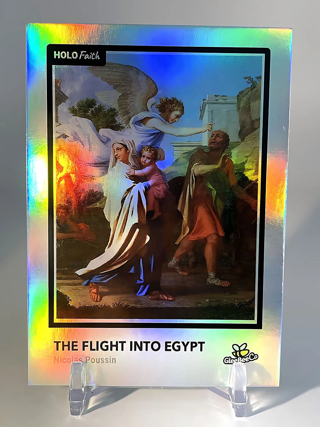 Flight Into Egypt Card (The Christ Child) - Poussin Painting - 2023 GleeBeeCo