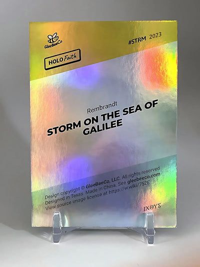 Storm on the Sea of Galilee Card with Jesus and Disciples - 2024 GleeBeeCo