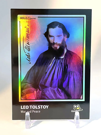 Leo Tolstoy Holographic Card with Signature - 2023 GleeBeeCo Holo Figures