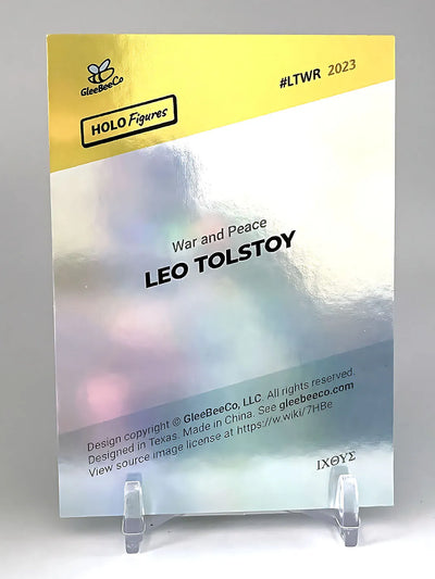 Leo Tolstoy Holographic Card with Signature - 2023 GleeBeeCo Holo Figures