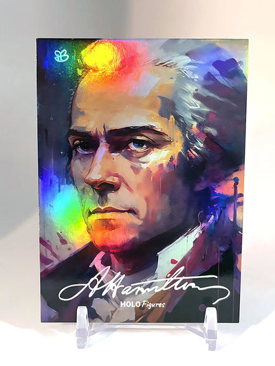 Alexander Hamilton Card (Holographic Signature) by GleeBeeCo 2023 #AHAF