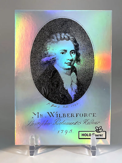 William Wilberforce Card (1795 Illustration, Abolitionist) GleeBeeCo Holo #1D8C