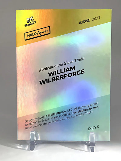 William Wilberforce Card (1795 Illustration, Abolitionist) GleeBeeCo Holo #1D8C