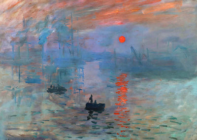 Impression, Sunrise Premium Art Print Painting by Monet (6 Sizes)