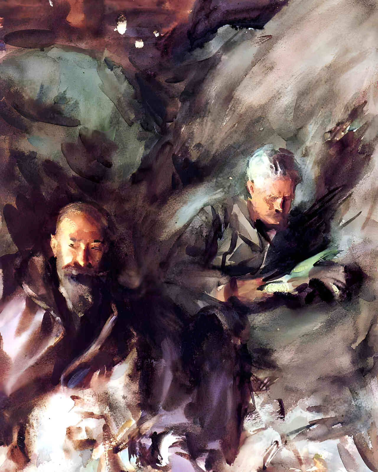 In a Hayloft 1907 Painting by John Singer Sargent 8x10" Art Print