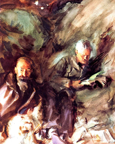 In a Hayloft painting by John Singer Sargent (1907)