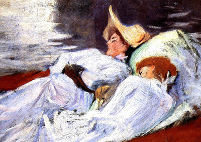 In a Punt 1889 Painting by John Singer Sargent Art Print (6 Sizes)