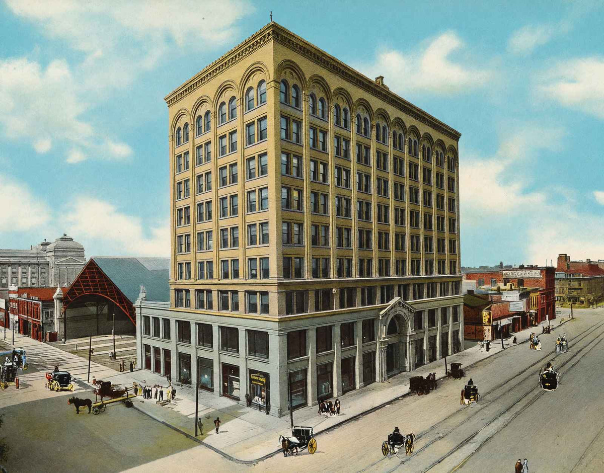Indianapolis Terminal Traction CO. Station 1905 Vintage Print (7 Sizes) - Enhanced