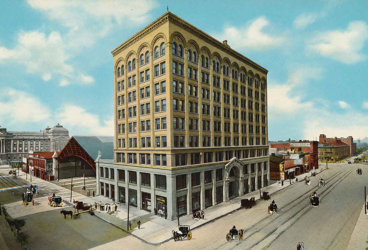 Indianapolis Terminal Traction CO. Station 1905 Vintage Print (7 Sizes) - Enhanced