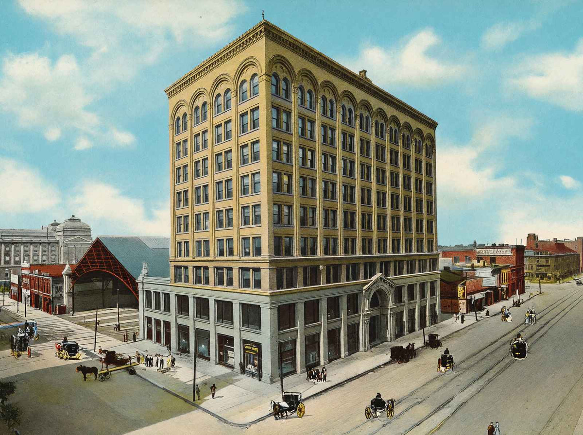 Indianapolis Terminal Traction CO. Station 1905 Vintage Print (7 Sizes) - Enhanced