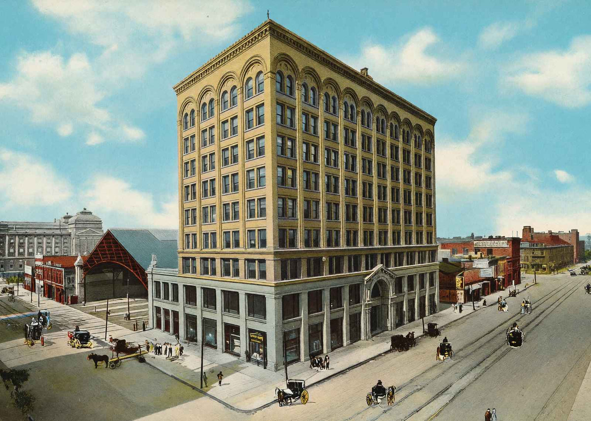 Indianapolis Terminal Traction CO. Station 1905 Vintage Print (7 Sizes) - Enhanced