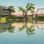Canoe Club and Boathouse at Riverside Park Indianapolis Vintage Print (7 Sizes)
