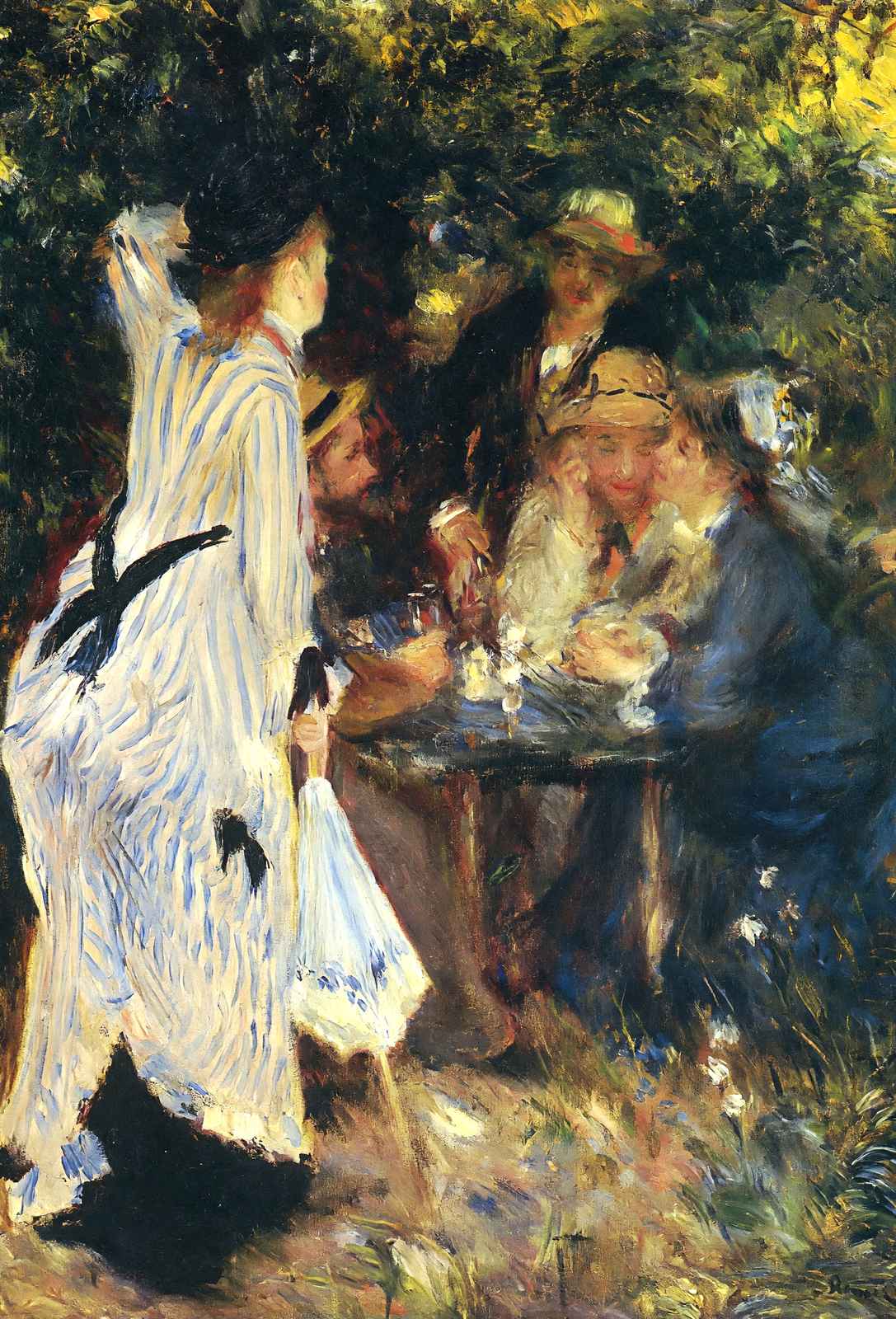 In the Garden Art Print 1876 Painting by Pierre-Auguste Renoir (6 Sizes)