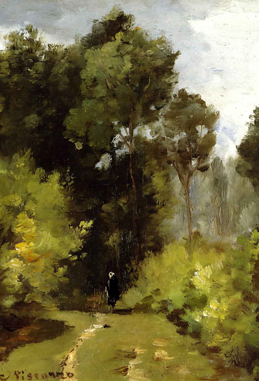 In the Woods Art Print 1864 Painting by Camille Pissarro (6 Sizes)