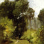 In the Woods art print by Camille Pissarro (1864)