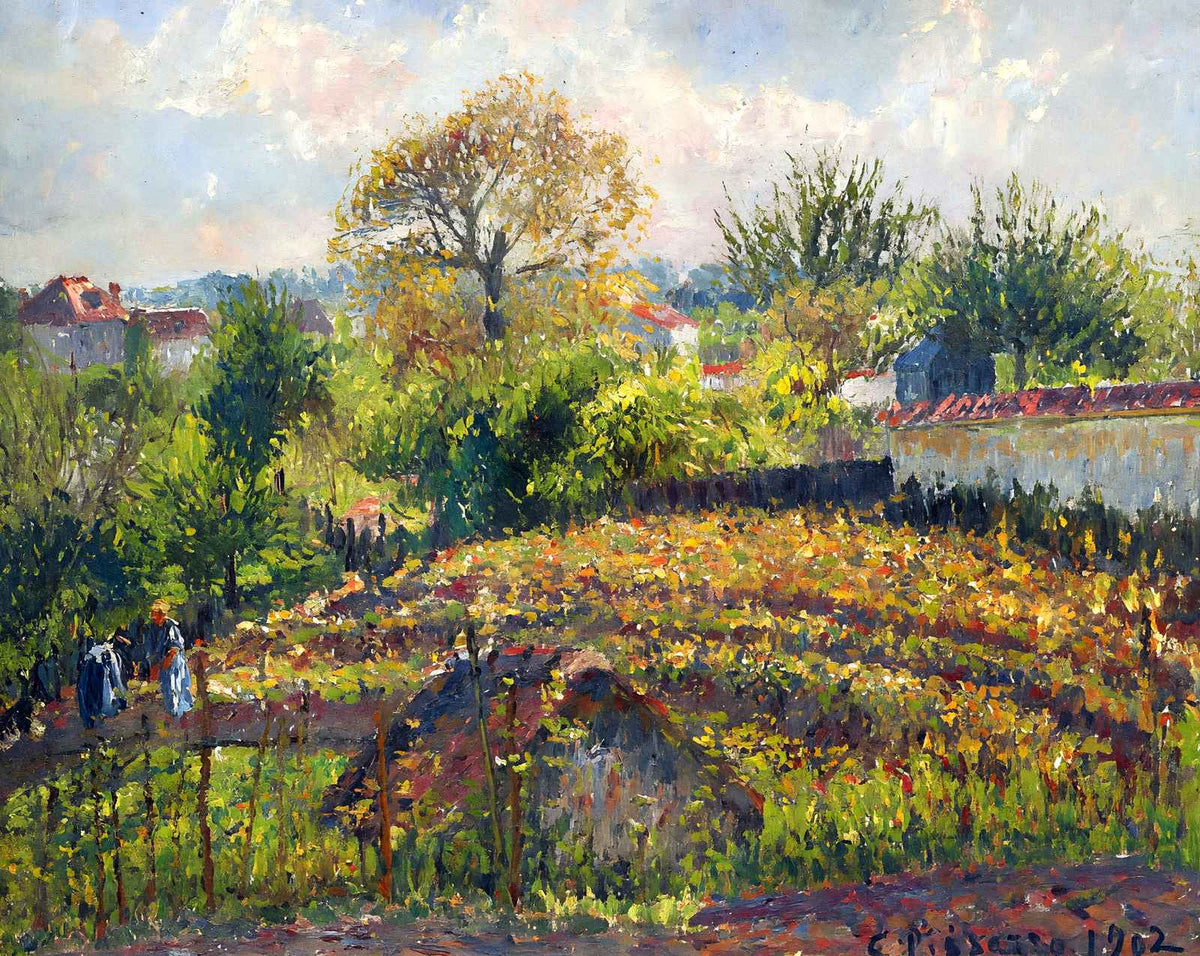 In the Garden fine art print by Camille Pissarro (1902)