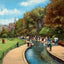 In the Gardens Bournemouth in 1904 Vintage Print (7 Sizes) - Premium Print