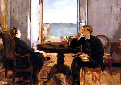 Interior at Arcachon 1871 Painting by Edouard Manet Art Print (6 Sizes)