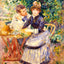 In the Garden Art Print 1885 Painting by Pierre-Auguste Renoir (6 Sizes)
