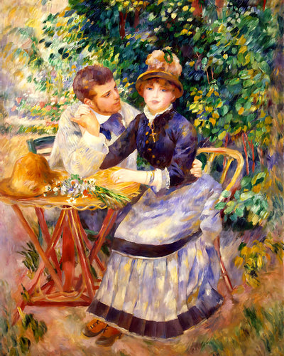 In the Garden () Painting by Pierre-Auguste Renoir 8x10" Art Print - Acid Free