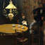 Interior, after Dinner Art Print Painting by Claude Monet (6 Sizes) - Enhanced