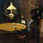Interior, after Dinner Art Print Painting by Claude Monet (6 Sizes) - Enhanced