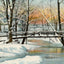 In Winter's Garb Cherokee Park Louisville in 1907 Vintage Print (7 Sizes)